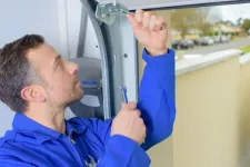 The garage door installer who installs the door