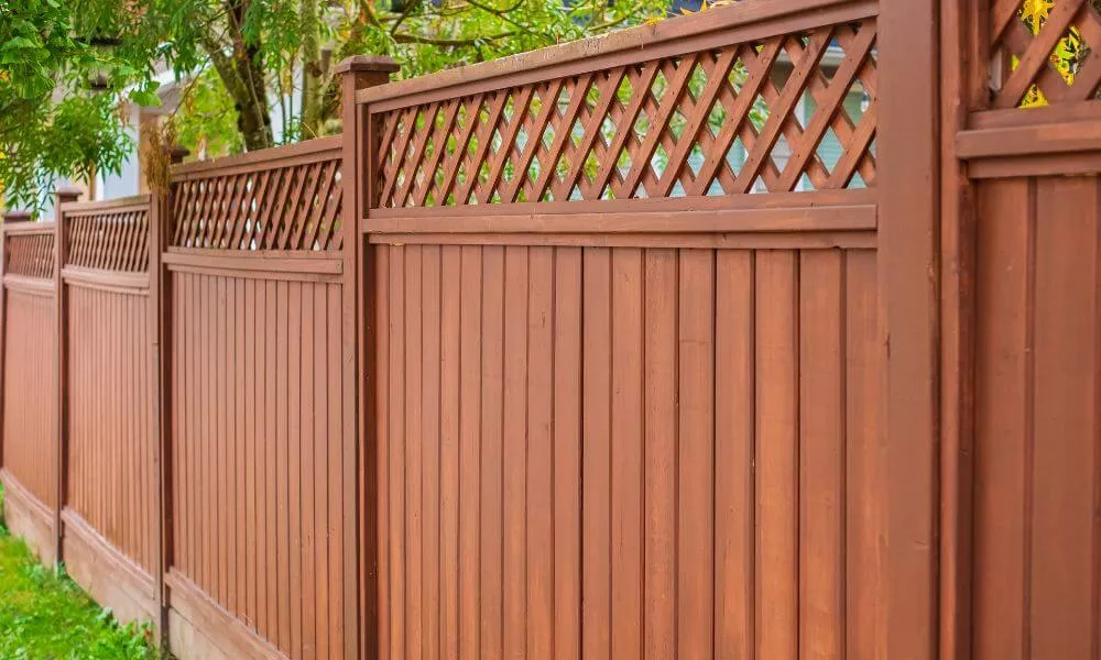 Very long fence between neighbors