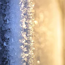 Frozen Overhead Door